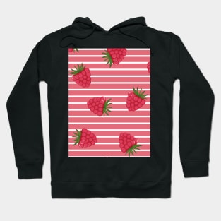 Cool Raspberry pattern Hoodie